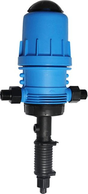 Aimo Automatische Dosierpumpe für Dünger und chemische Flüssigkeiten, blau, einstellbare Dosierung 0,2-2% - Bild 1