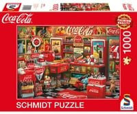 Schmidt Spiele Coca Cola Nostalgie-Shop Puzzle 1000 Teile - Bild 1