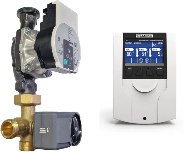 Solar+more Wilo Pumpengruppe EUI1WW mit Para 25/6-43/SC und 3-Wege-Mischer in Multicolor - Bild 1