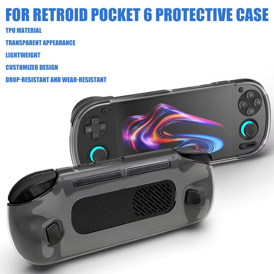 Transparente TPU-Schutzhülle für Retroid Pocket 6, kratzfeste und sturzsichere Softcase-Gummihülle - Bild 3