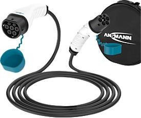 Ansmann eMobility Typ 2 Autoladekabel 22kW 3-phasig, Länge: 5 m, anthrazit-blau-weiß - Bild 2