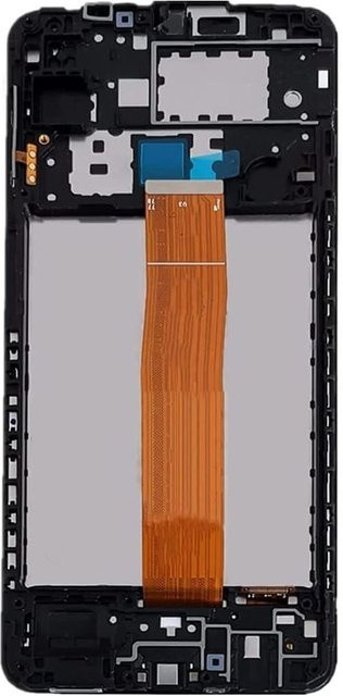 Samsung Galaxy A12 A125 LCD-Touchscreen Digitalisierer mit Rahmen 6,5 Zoll in Grau - Bild 1
