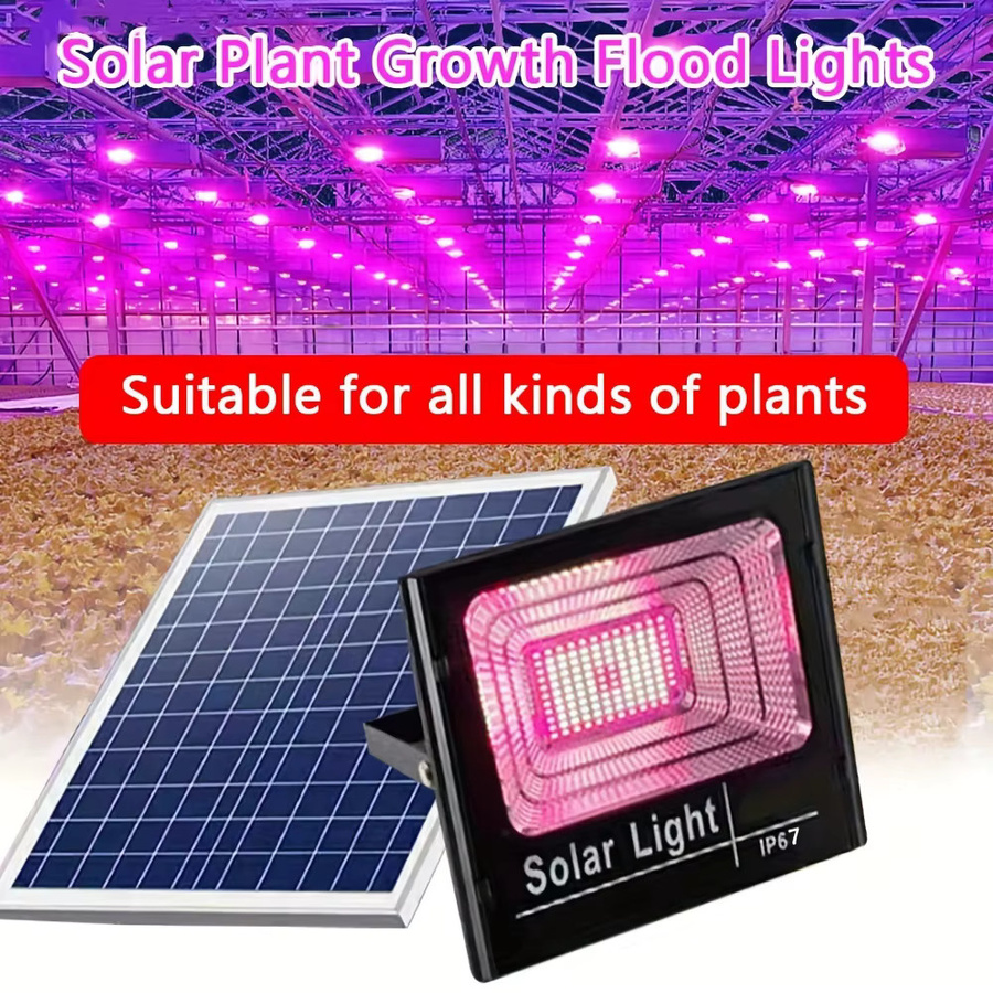 Leclstar 35W Solar Pflanzenlampe mit Fernbedienung, Vollspektrum LED Solar Flutlicht, wasserdicht für Blumen, Gemüse und Sukkulenten - Bild 3