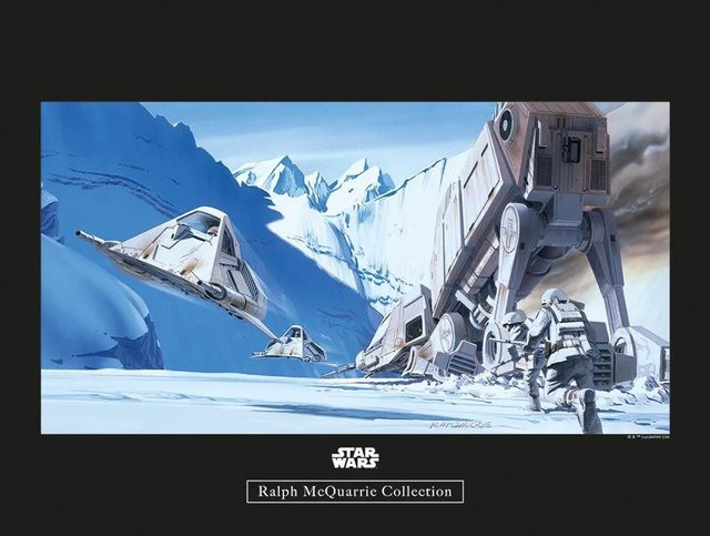 Komar Wandbild Star Wars Snowspeed Paper Poster Multicolor B: 40 cm, H: 30 cm - Bild 1
