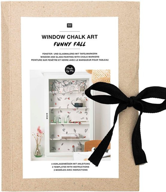 Rico Design Funny Fall Vorlagenmappe Fenster- und Glasmalerei mit Kreidestiften - Bild 1