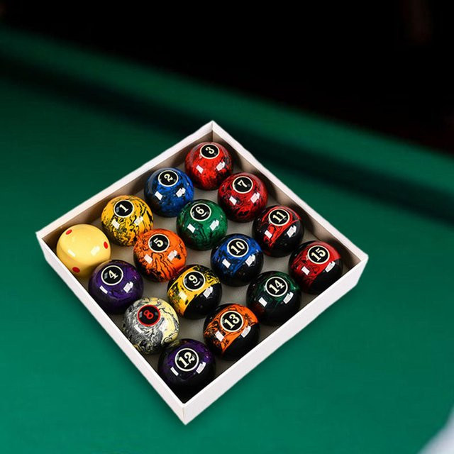 Tooyful Billard Kugeln, 16-teiliges Set, Harz - Bild 1