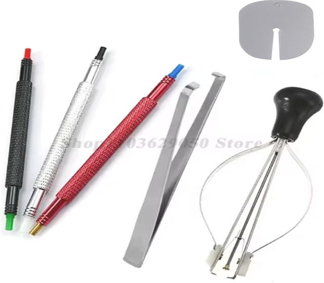 Uhrmacher Werkzeug Zubehör Kit, Edelstahl, Silber, Unisex - Bild 1
