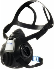 Dräger Halbmaske X-plore 3500 mit Bajonettverschluss Größe L Schwarz B/T/H: 220 x 150 x 90 mm - Bild 1