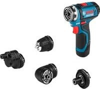 Bosch GSR 12V-15 FC Professional Akku-Bohrschrauber in Blau/Schwarz mit Koffer - Bild 1