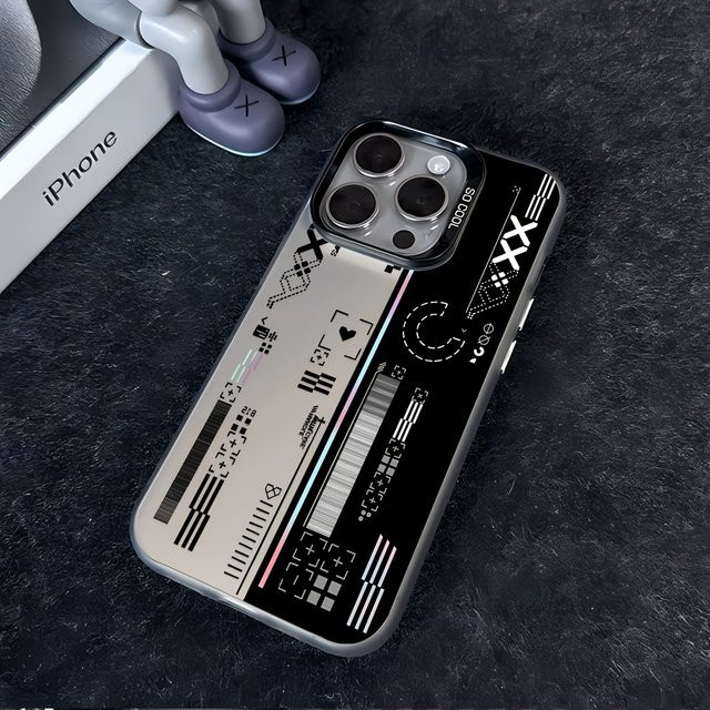 Spiel CS Handyhülle in Schwarz mit Anti-Drop Matte Rückseite für iPhone 17 16 15 14 13 12 11 Pro Max X XR XS MAX 8 7 Plus - Bild 1