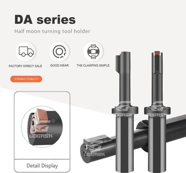 XinYan Keilnut-Einführmesser DW-Serie DW-2 mit 2 mm Einsätzen DA2-3-40L-13,5F-C25 für CNC-Fräsmaschinen und Bearbeitungszentren in Schwarz - Bild 1