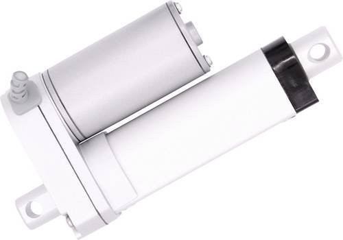 MSW Elektrozylinder Drive System Europe DSZY1Q-12-20-100-STD-IP65 in Silber mit 100mm Hublänge und 500 N Schubkraft (12 V/DC) - Bild 1