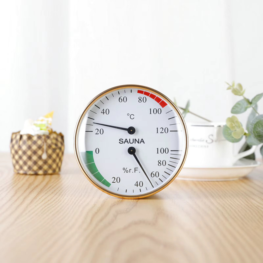 Präzises Thermo-Hygrometer mit großem Bildschirm zur Luftkomfortanzeige für Sauna, Gewächshaus und Terrarium - Bild 2