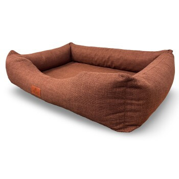 Petliving orthopädisches Hundebett Linn braun XL mit orthopädischem Schaumstoff und abnehmbarem Bezug B/T/H: 110 x 80 x 25 cm - Bild 2
