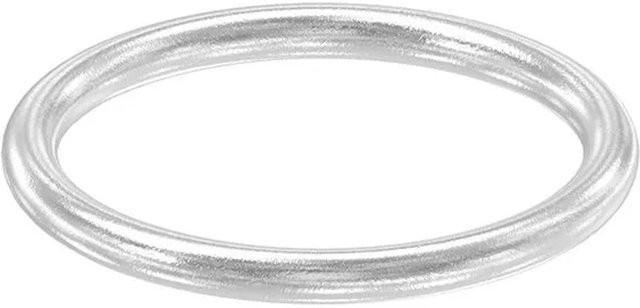 FeNau Ring aus Edelstahl V4A, Farbe: Silber, Durchmesser: 68 mm, Materialstärke: 6 mm, elektropoliert - Bild 1