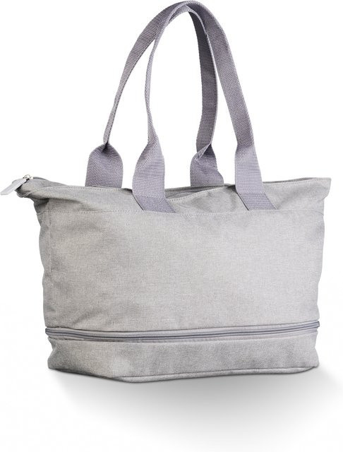 TOPMOVE Flaschentasche Shopper grau stapelbar - Bild 1