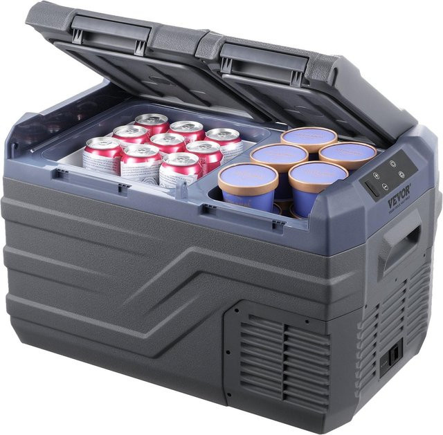 Tragbarer Auto-Kühlschrank von Buying Solutions, MB mit Kompressor und Doppelzone, 25 L, Grau - Bild 1