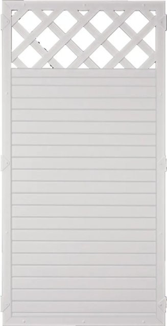 T & J Kunststoffzaun Ranki Lightline in Weiß, B/H: 90 x 180 cm - Bild 1