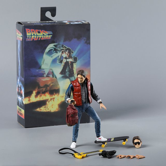 NECA Zurück in die Zukunft Marty McFly Gitarren-Actionfigur, Einzelfigur - Bild 1