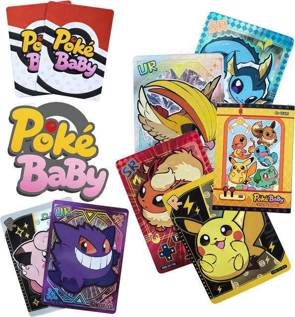 TAKARA TOMY Pokémon Sammelkarten, Gengar Charizard, 59-teiliges Set, ab 6 Jahren - Bild 1