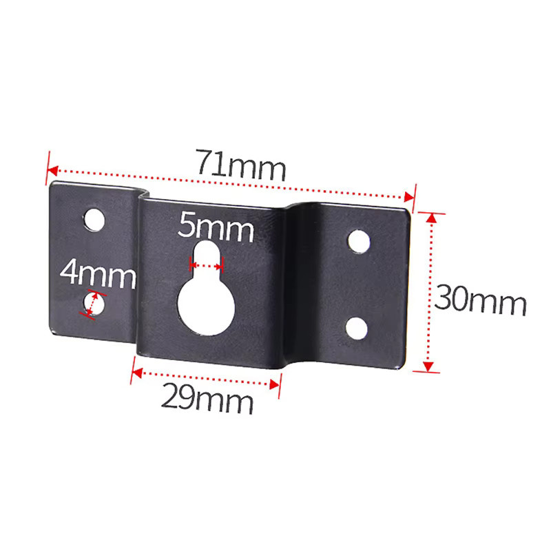 SD&HI 5er Set Universal Lautsprecher Wandhalterung und Deckenhalterung in Schwarz - Bild 2