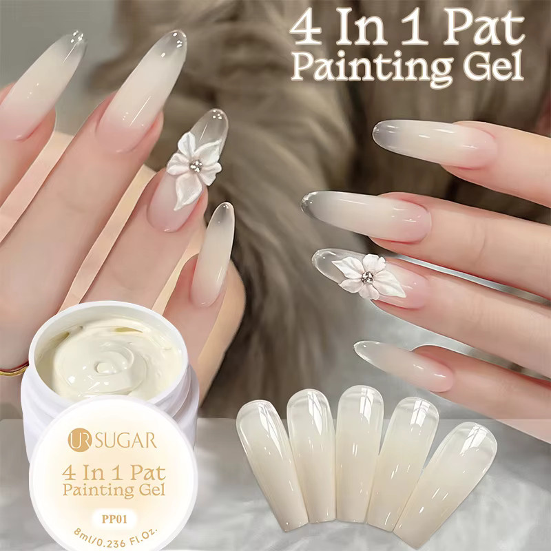 UR SUGAR Nail Art Patting Gel, 8 ml, Glänzend - Bild 2