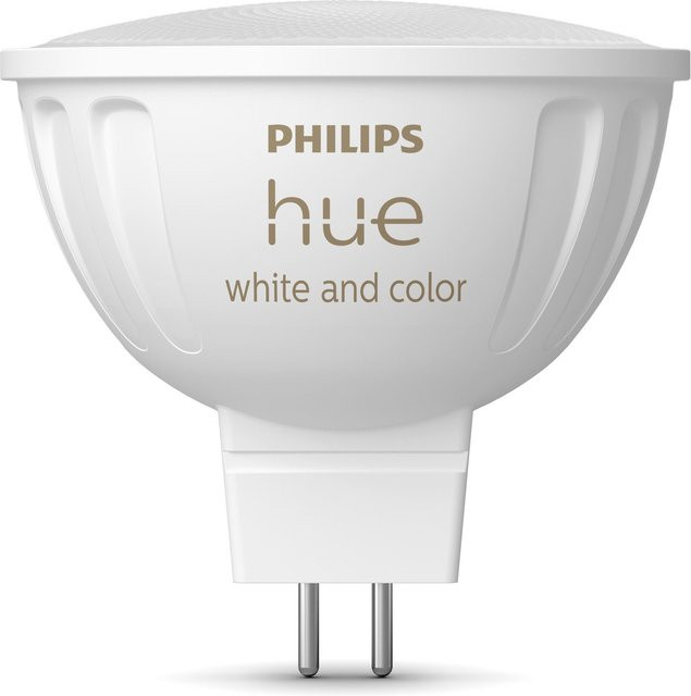 Philips Hue White & Color Ambiance Smart LED-Leuchtmittel MR16 Spot, 400 lm, mehrfarbig - Bild 1