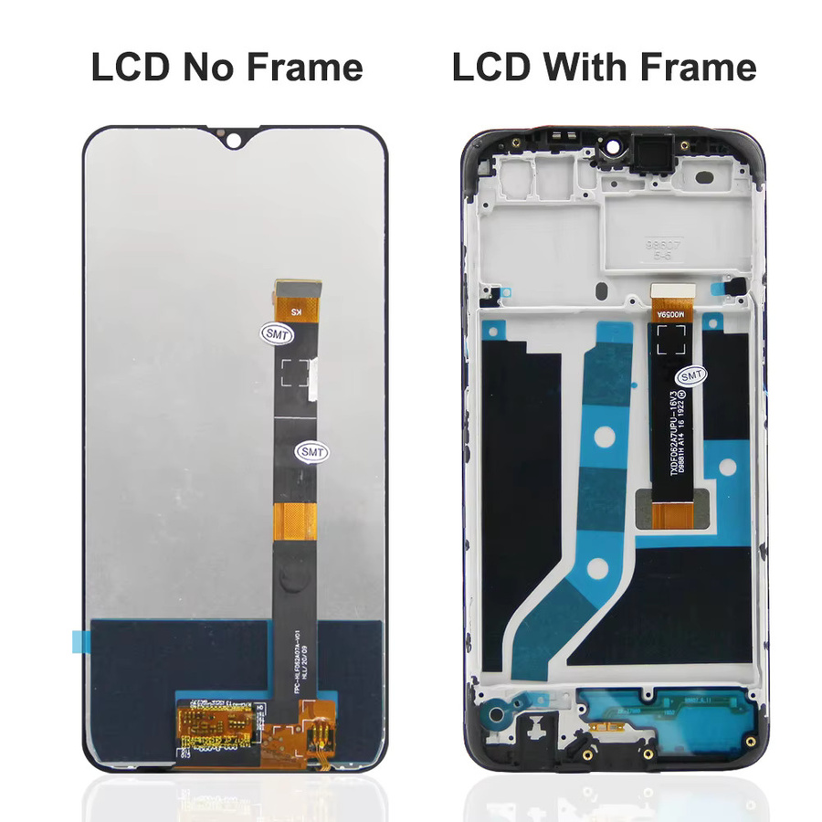 Oppo A5S LCD-Display mit Rahmen und Touchscreen Digitalisierer in Schwarz, 6.2 Zoll für CPH1909 und CPH1920 - Bild 3