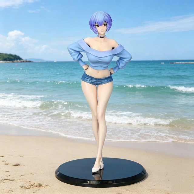 Banpresto Neon Genesis Evangelion Rei Ayanami, Actionfigur, Kunststoff - Bild 1