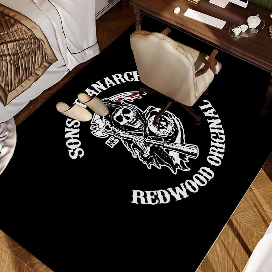 Sons Of Anarchy Fußmatte rutschfest und wasserabsorbierend, Farbe: Schwarz, B/T: 60 x 40 cm - Bild 3