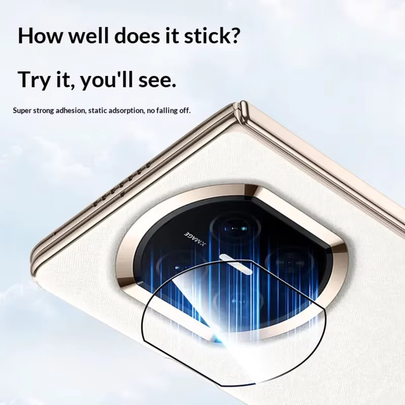 Transparenter Kameraschutz aus gehärtetem Glas für Huawei Mate X7 mit Installationswerkzeug und Anti-Scratch-Schutz - Bild 2