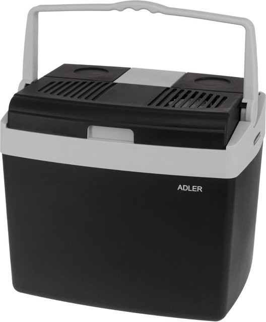 Adler AD 8091 Elektrische Kühlbox mit Kühl- und Warmhaltefunktion, Schwarz, 25 l - Bild 1