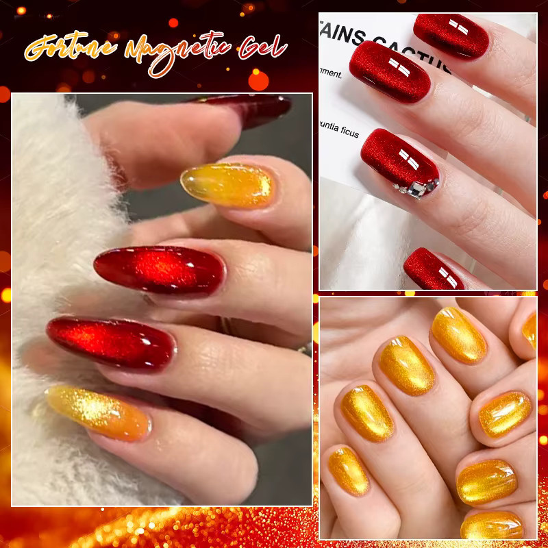 Mtssii Gel-Nagellack, Golden, Red, 7 ml - Bild 4