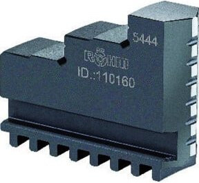 Röhm Vierbacken-Satz DIN6350BB in Schwarz, Durchmesser 125 mm - Bild 1