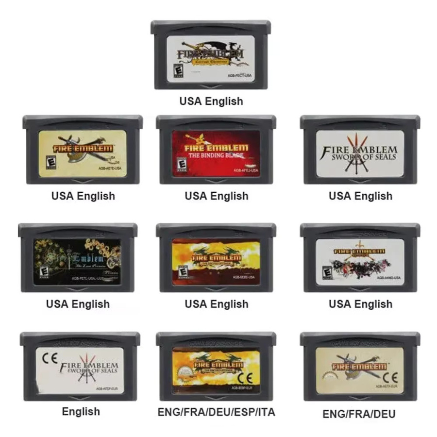 Fire Emblem Series für Game Boy Advance: The Sacred Stones, The Binding Blade, The Last Promise, Sword of Seals, Requiem und Corrupt Theocracy Rollenspiel Modul von Bandai - Bild 2