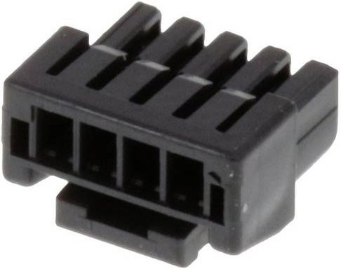 Molex Buchsengehäuse-Kabel Schwarz, 7-polig, Rastermaß: 1.25 mm, Artikelnummer: 204532-0701 - Bild 1