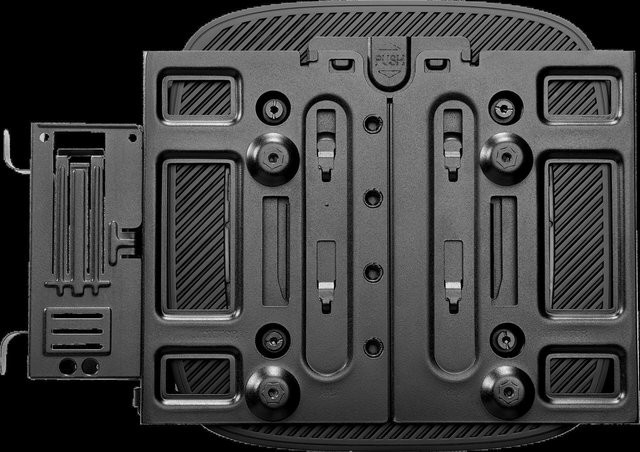HP Dual VESA Mount Bracket Befestigungskit in Schwarz für Thin Clients bis zu 32 Zoll, kompatibel mit HP t240, t430, t530, t540, t640, Elite t655 und Pro t550, VESA-Standard 100 x 100 mm - Bild 1