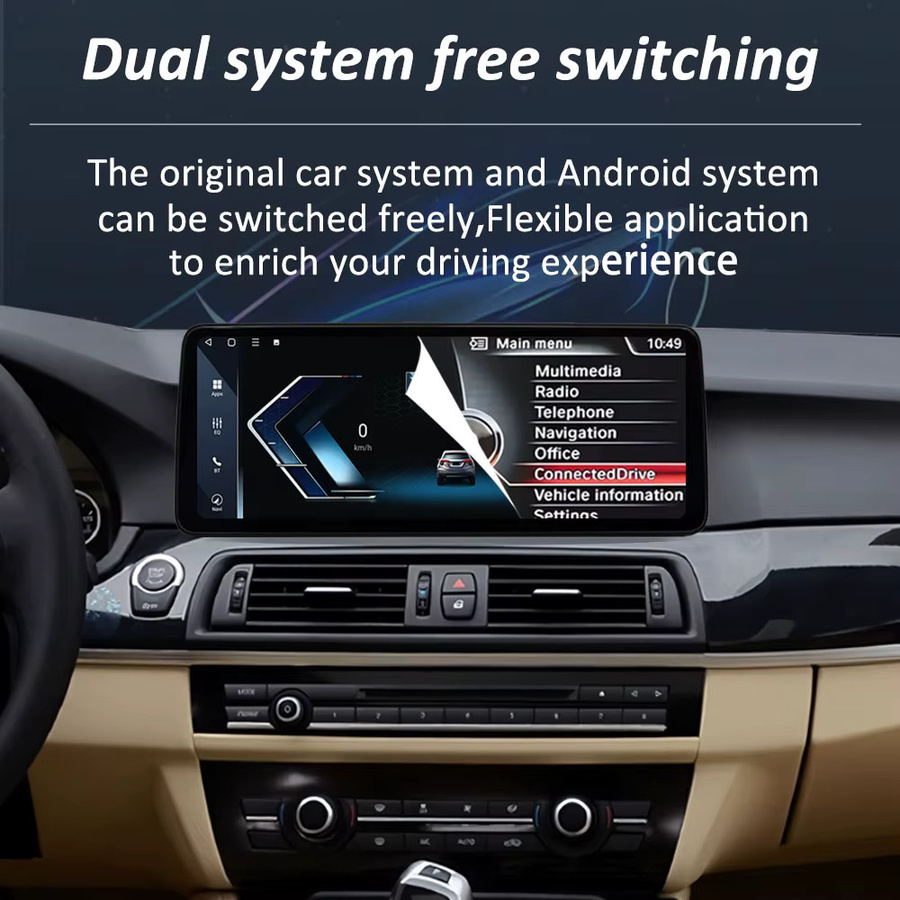 LIARO-NAVI Android 14 Autoradio-Multimedia-Player mit 12,3 Zoll Display für BMW X5 F15 und X6 F16 (2014–2018), NBT EVO System mit WiFi, GPS und Bluetooth, Schwarz - Bild 3