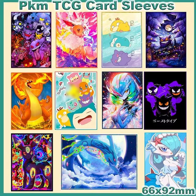 Bandai Pokémon Sammelkarten-Schutzhüllen, Eevee Gengar Gardevoir, 11 Styles - Bild 1
