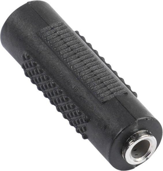 Vivanco Stereo Audio Doppelbuchse mit 3,5 mm Klinkenanschluss in Schwarz - Bild 1
