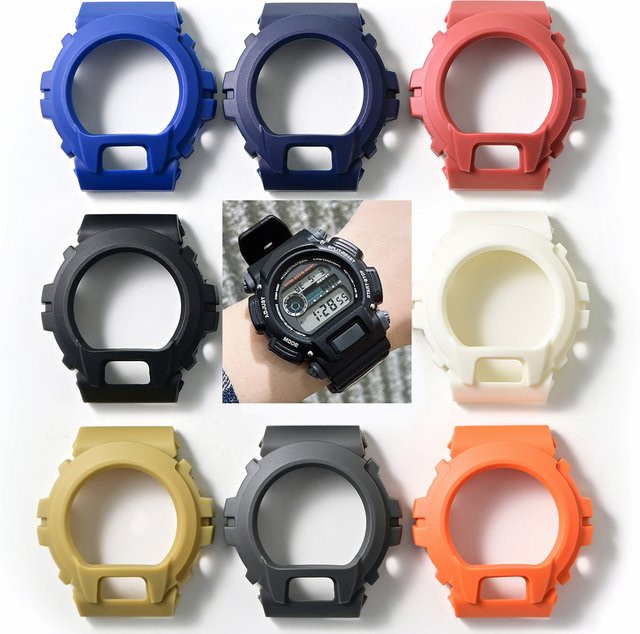 Casio Uhrenzubehör, Out Bezel Mod-Kit, Silikon, Schwarz, Unisex - Bild 1