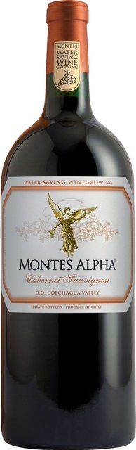 Montes Alpha Cabernet Sauvignon Rotwein, 2022, Valle Central, Chile, trocken, 3 x 3,0 l - Bild 1
