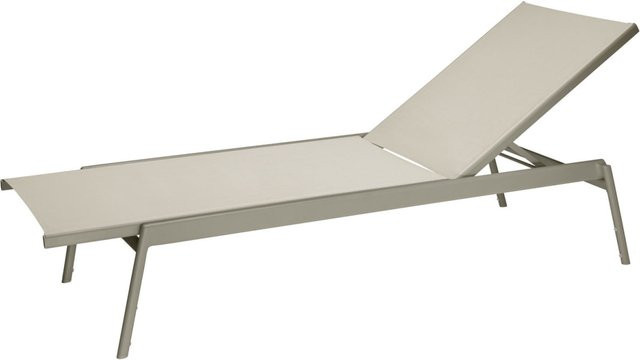 VEGA Sonnenliege Elaris in Beige mit Textilene-Sitz, L x B x H: 200 x 74 x 36 cm - Bild 1