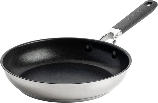 KitchenAid Bratpfanne aus Edelstahl in Silber, Durchmesser: 24 cm - Bild 1