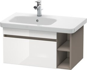 Duravit Waschtischunterschrank DuraStyle in Weiß Hochglanz, B: 73 cm, T: 44,8 cm - Bild 1