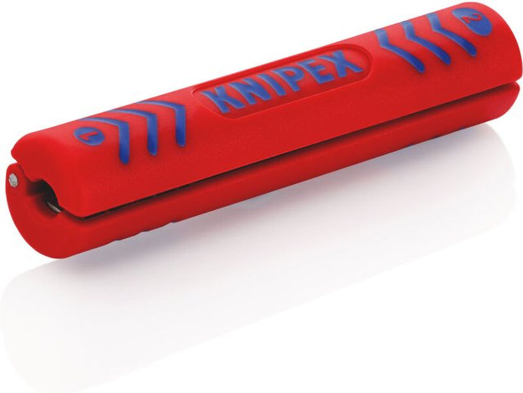 Knipex Kabelentmanteler 16 60 100 SB für Koaxialkabel und Rundkabel 4,8 bis 7,5 mm in Rot - Bild 2