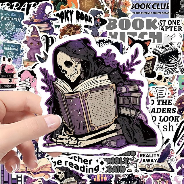 Charile Bookish-Aufkleber, lila, 10 Stück - Bild 1
