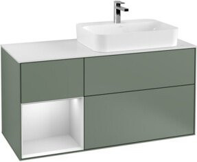 V&B Waschtischunterschrank Finion in Lackoptik, Breite: 120 cm, Tiefe: 50,1 cm, Höhe: 50,1 cm - Bild 1