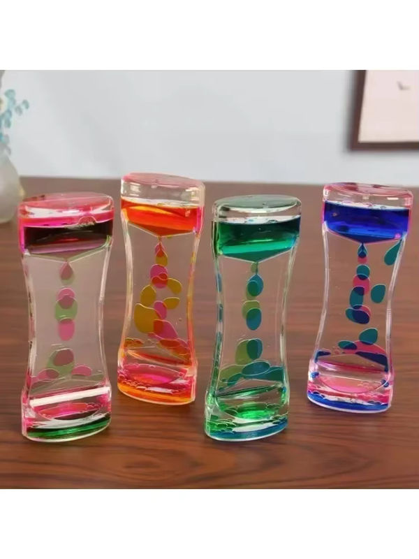 Sensorisches Bubbler-Spielzeug aus Glas und Kunststoff in mehrfarbigem Design für Stressabbau und Bürodekoration - Bild 5