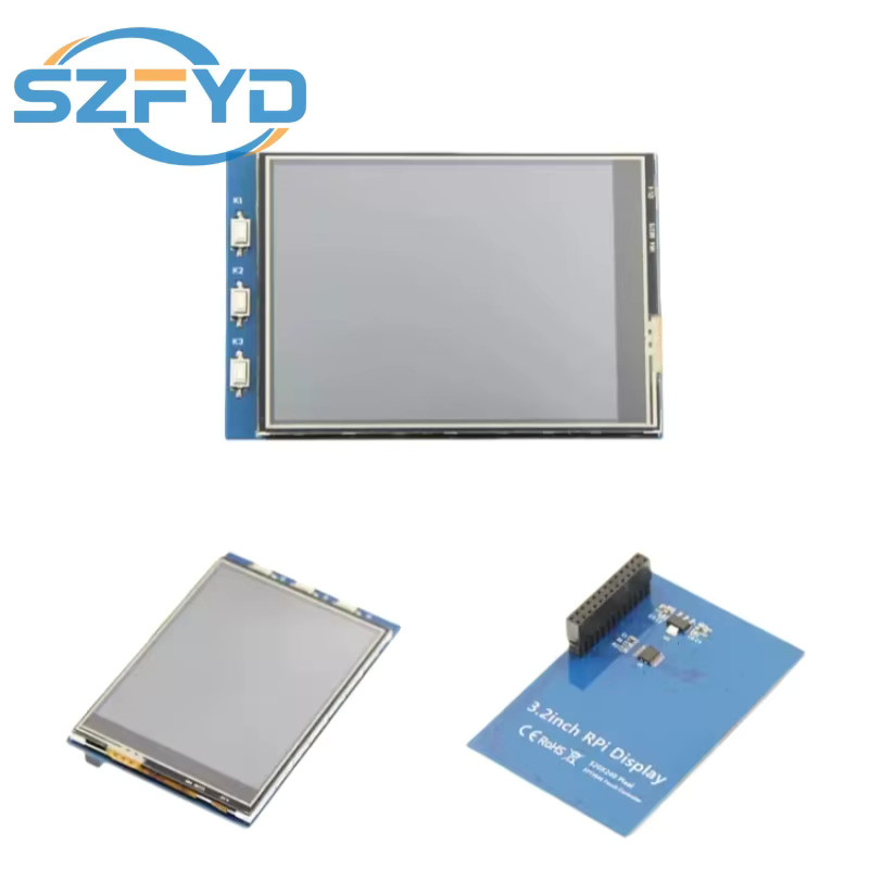 SZFYDOSH 3,2 Zoll TFT LCD Touch Display Monitor mit SPI Schnittstelle in Blau für Raspberry Pi 3B+ / 4B Modell B (320 x 240 Pixel) - Bild 2